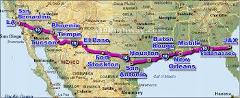 Image result for interstate 10 map